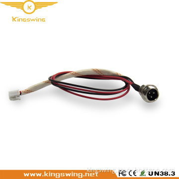 Factory Direct Price 3 Prong Charging Port Replacement for Self Balancing Scooter Charging Wire 2 Wheel Scooter Power Button